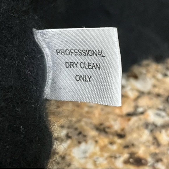 100% Cashmere Waterfall Open Cardigan Sweater Womens Black XS Goth Grunge Preppy - Picture 6 of 8